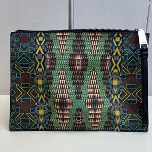 Rafe New York Colorful Geometric Wristlet Clutch